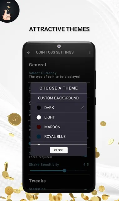 Coin Toss - Simple Coin Flip A screenshot 3