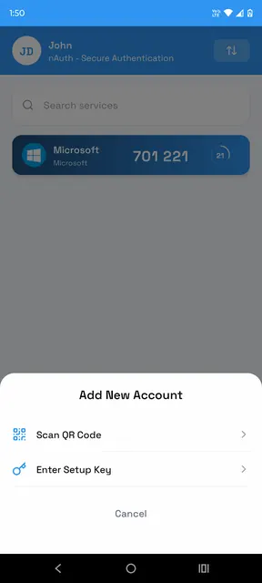 nAuth - 2FA Authenticator App screenshot 3