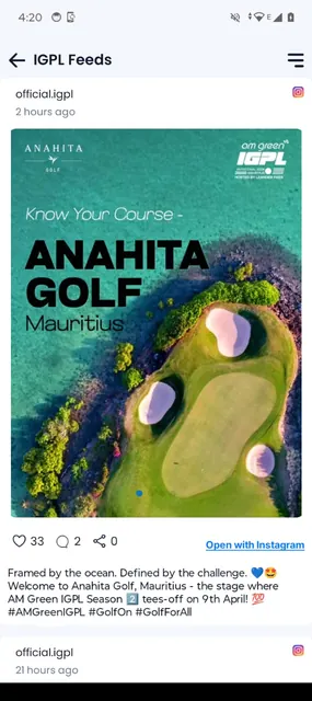 Golfcode: Official IGPL App screenshot 4