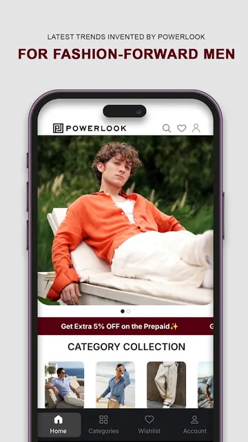 POWERLOOK Men's Fashion screenshot 1