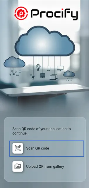 Procify mobile client screenshot 1