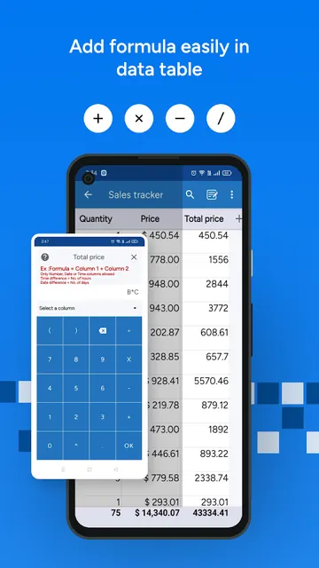 Table Notes - Mobile Excel screenshot 3