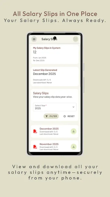SalarySlips screenshot 1