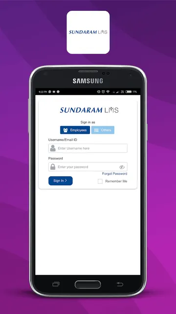 Sundaram LMS screenshot 2