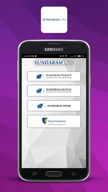 Sundaram LMS screenshot 1