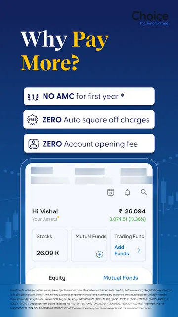 Choice FinX: Demat Account App screenshot 1
