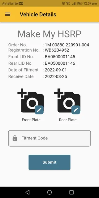 HSRP Fitter Celex screenshot 3