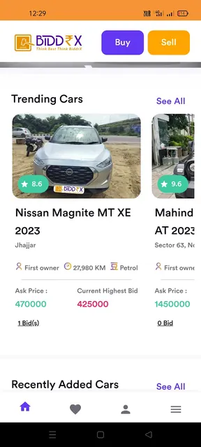 BiddrX screenshot 1