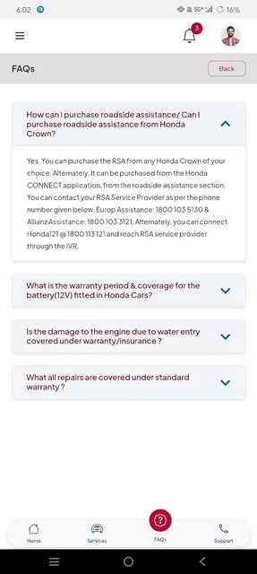 Crown Honda Loyalty screenshot 3
