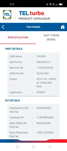 TEL Product Catalogue screenshot 5