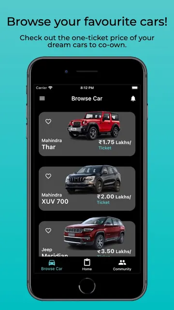 Prorata: Co-Own Your Dream Car screenshot 2