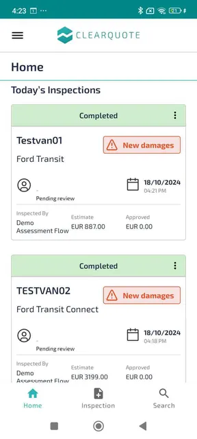 ClearQuote Inspections screenshot 1