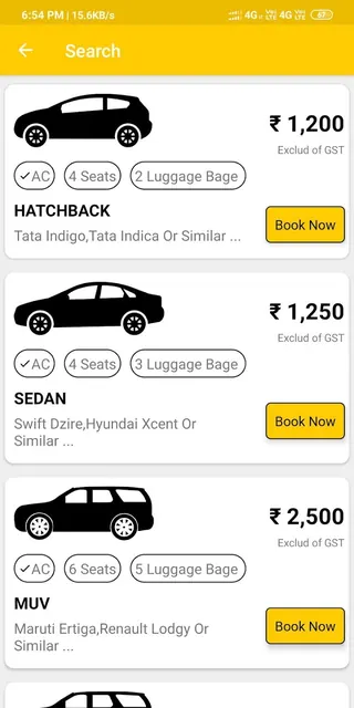 One Way Cab, Taxi, Outstation  screenshot 4