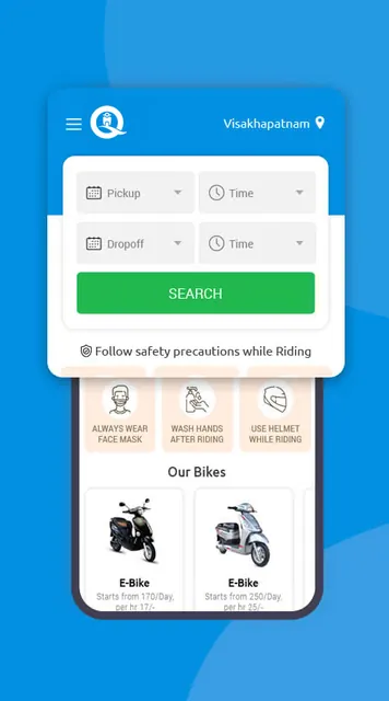 QUICKON-Bike Rentals screenshot 5
