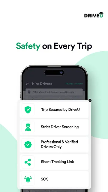 DriveU: Hire Driver for Car screenshot 6