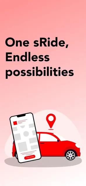 sRide - Carpool & Taxipool screenshot 1