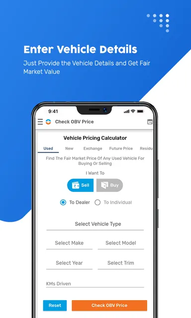 OBV: Used Car & Bike Valuation screenshot 2