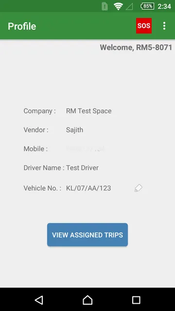 RM Driver App screenshot 2
