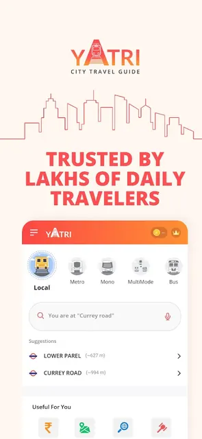 YATRI: Mumbai Local & Metro screenshot 1