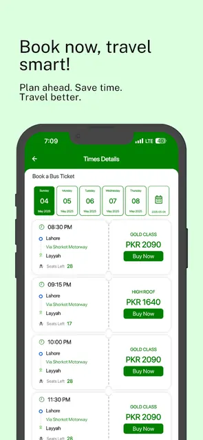 Baloch Transport - Bus Booking screenshot 4