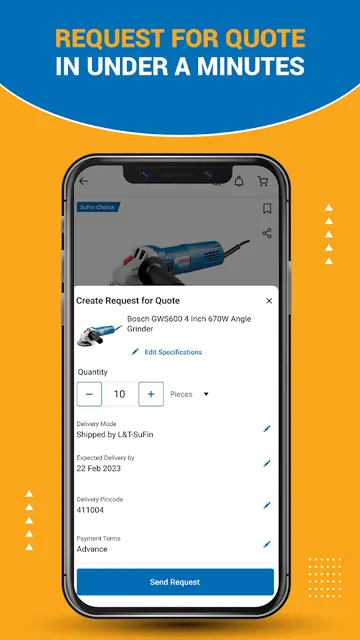 L&TSuFin B2B Bulk Purchase App screenshot 3