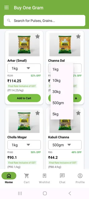 BuyOneGram screenshot 1