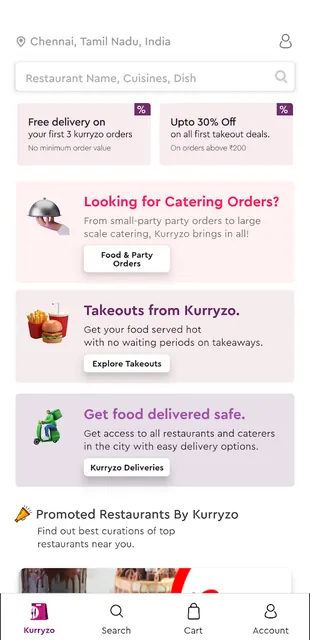 Kurryzo Food Delivery Takeouts screenshot 4