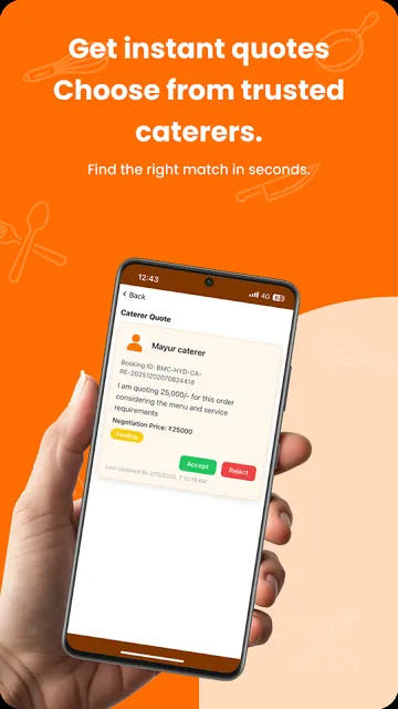 BookMyChef - Chefs & Caterers screenshot 3