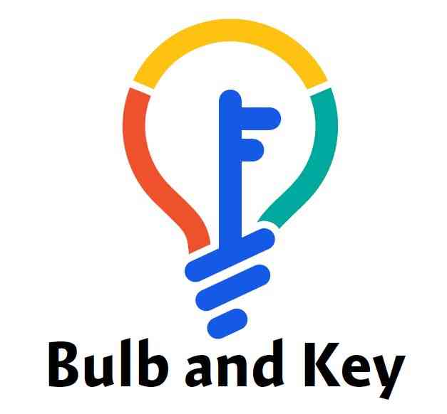 bulb and key logo