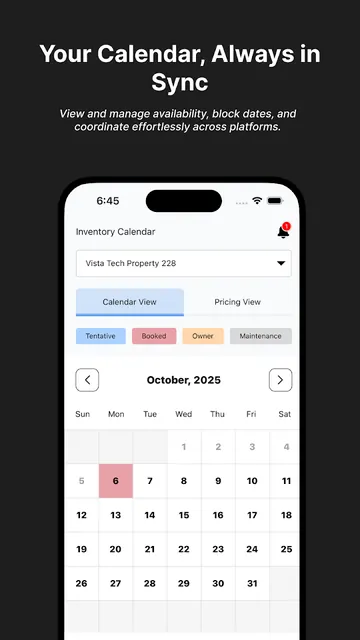 Vista Property Management App screenshot 3
