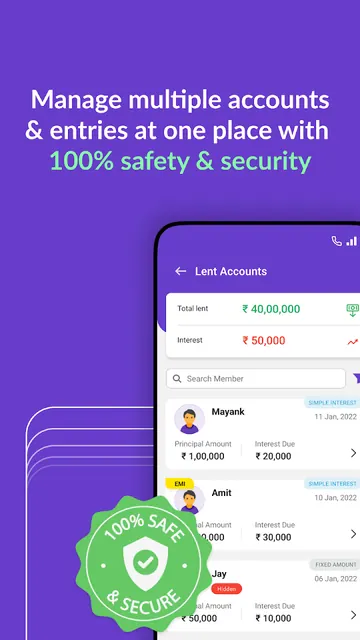 Byaj Book: Credit Udhar Ledger screenshot 3