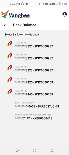 Vanghee Lite: Neo Banking screenshot 4