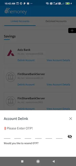 Onemoney screenshot 4