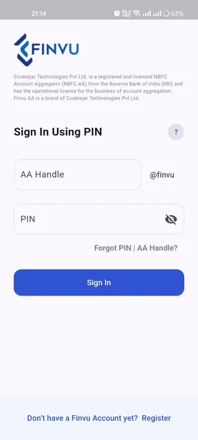 Finvu screenshot 1