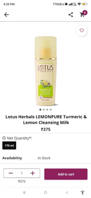 Lotus Herbals:Beauty Shopping screenshot 4