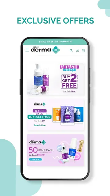 The Derma Co: Skincare App screenshot 1