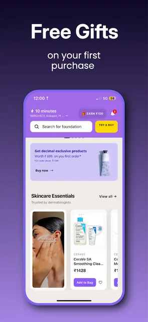 Decimal: Online Beauty Shop screenshot 1