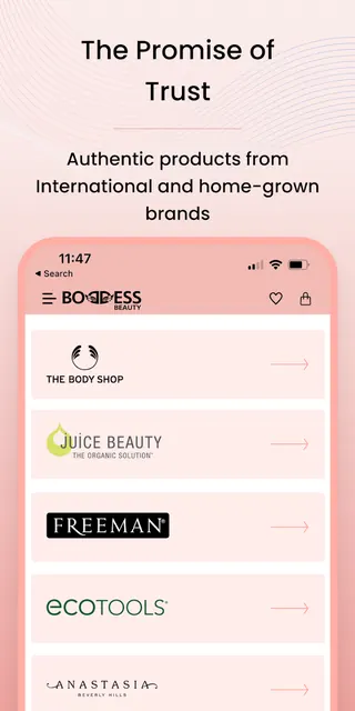 Boddess: Beauty Shopping App screenshot 3