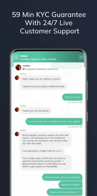 PocketBits: Buy BTC & Crypto screenshot 4