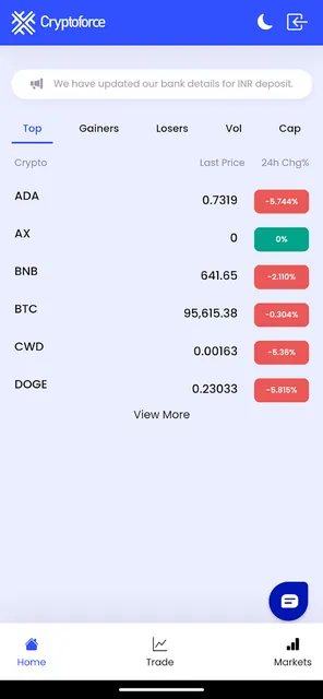 Cryptoforce:Trade|Stake Crypto screenshot 1