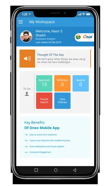 OnexMobile screenshot 2