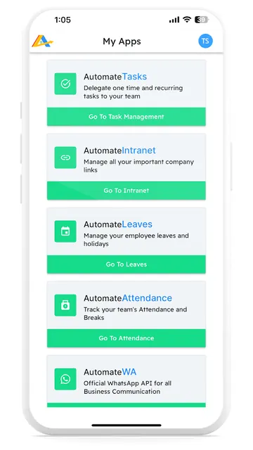 Automate Team screenshot 1