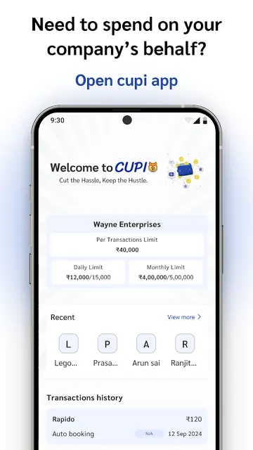 CUPI - UPI Expense Manager screenshot 1