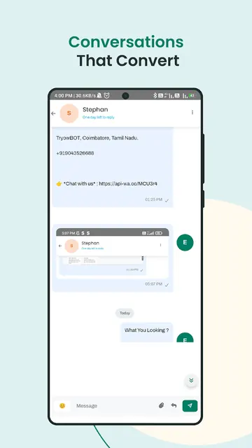 TryowBOT - WhatsApp Business screenshot 5