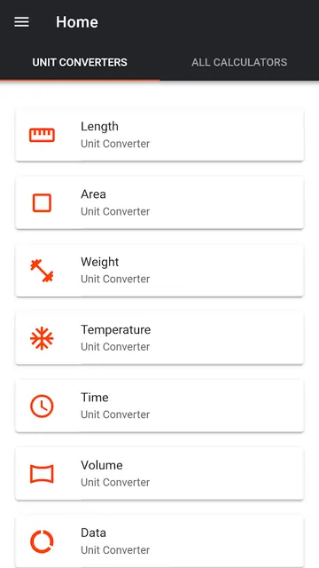 Unit Converter & Calculator screenshot 1