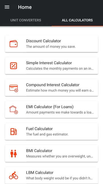 Unit Converter & Calculator screenshot 2