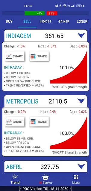 Stock Screener Intraday Signal screenshot 2