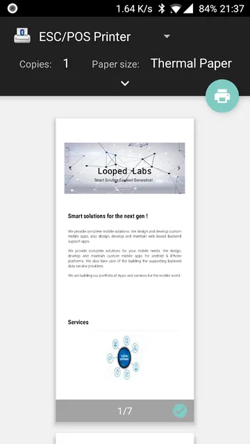 ESCPOS Bluetooth Print Service screenshot 2