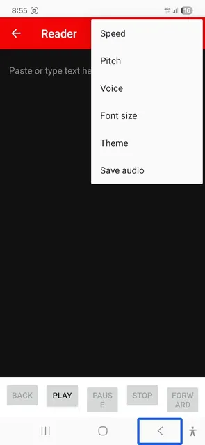 eSpeak NG Text-to-Speech screenshot 3