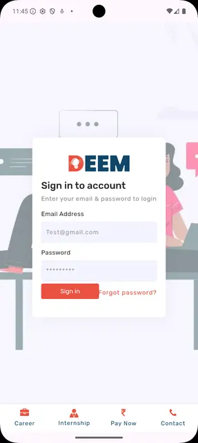 DEEM screenshot 2